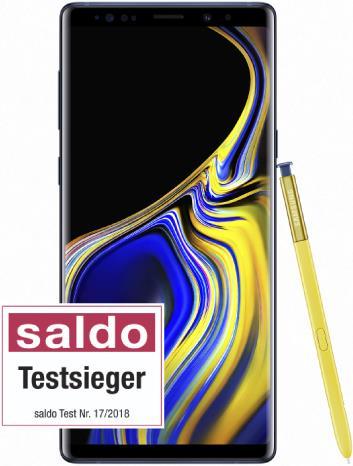 Produktbild Samsung Galaxy Note9 (128 GB, Ocean Blue, 6.40", Hybrid Dual SIM, 12 Mpx, 4G)