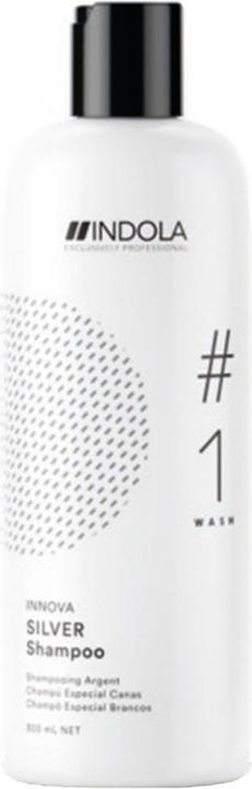 Actual product image Indola INNOVA Wash & Care - Silver Shampoo (300 ml, Liquid shampoo)