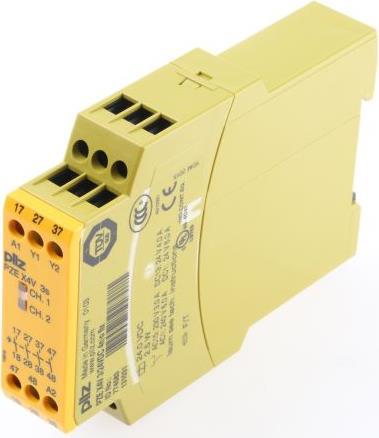 Actual product image Pilz Relay,safety module 4 N/O 3second delay