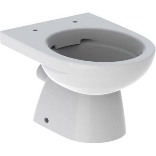 Geberit, Toilette + Bidet, Stand-WC Keramag / Renova Tiefspler ohne Splrand wei KeraTect Spezialglasur ohne WC-Sit