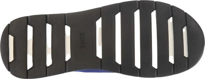 Actual product image BOSS Mens Titanium Suede Panel Running Trainers (39.5)