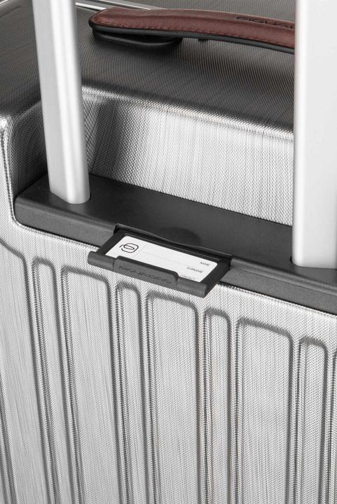 Produktbild Piquadro PQ-Light - Ultra Slim Grosser Hartschalentrolley Schwarz/Leder (67 l)