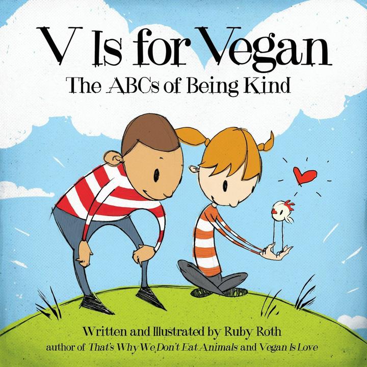 Produktbild V Is for Vegan (Englisch, Ruby Roth, 2013)