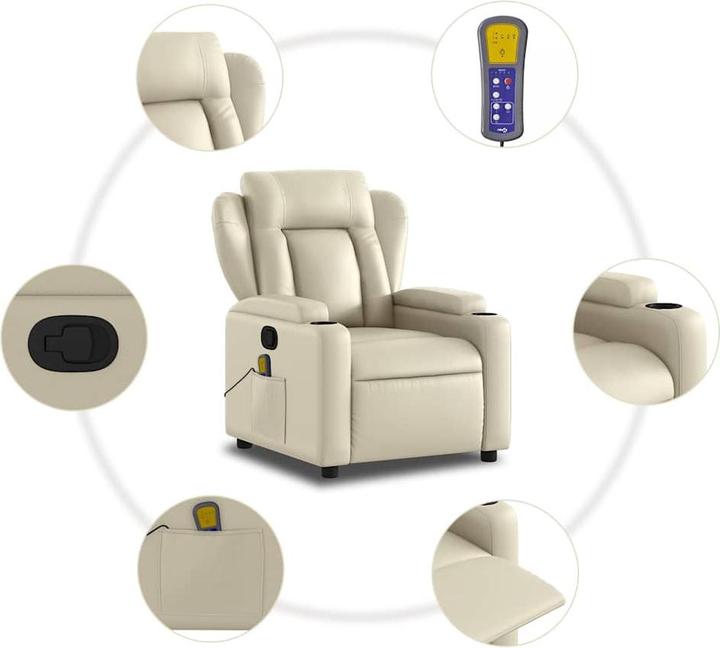Actual product image vidaXL Massage-Relaxsessel