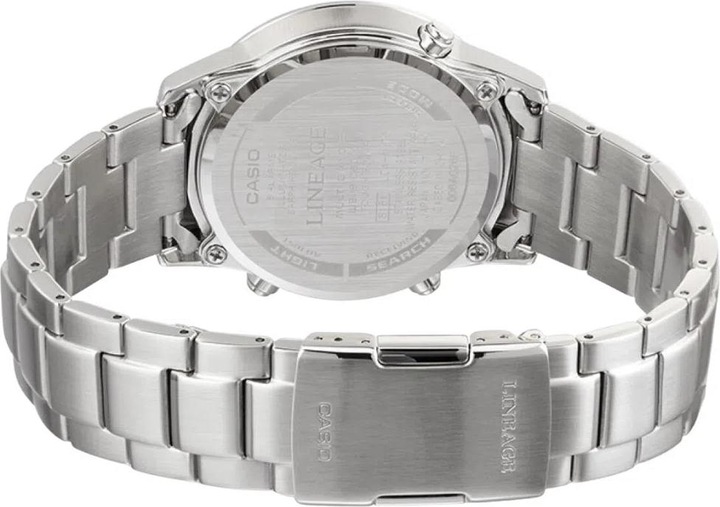 Actual product image Casio Lcw-M170d-1aer (Radio-controlled clock, Hybrid watch, 46.60 mm)