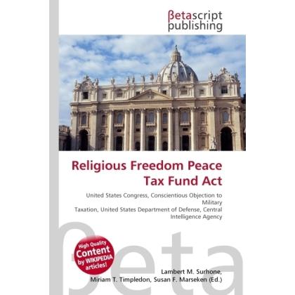 Religious Freedom Peace Tax Fund Act, Sachbücher
