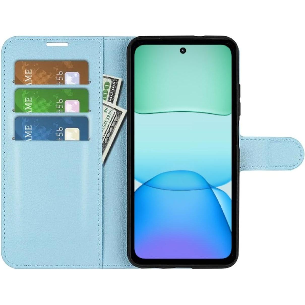 Thumbnail - Screenguard Xiaomi Redmi 13 Leather Guard Lederhülle (Xiaomi Redmi 13), Smartphone Hülle, Blau