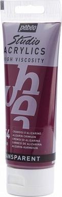 Actual product image Pebeo Studio Acrylics fine acrylic (Alizarin carmine, 100 ml)