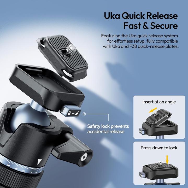 Produktbild Ulanzi MT93 Auto Open Tripod with Uka (Metall)