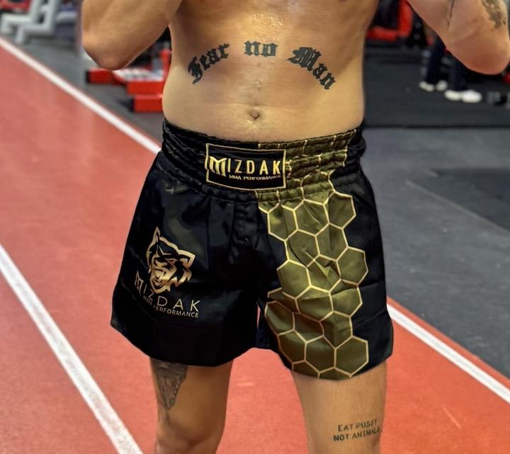 Actual product image Mizdak MMA Muay Thai Shorts (L)