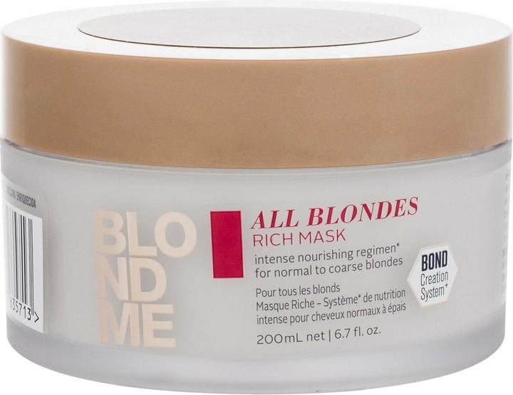 Produktbild Schwarzkopf Professional Blondme - All Blondes Rich Mask (200 ml)
