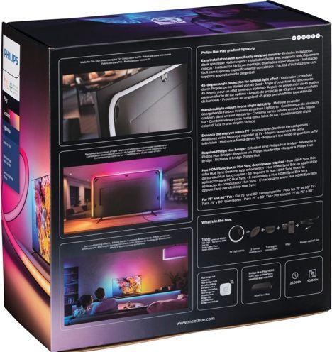 Immagine prodotto Philips Hue Play Gradient Lightstrip 75" (RGBW, 304 cm, Interno)