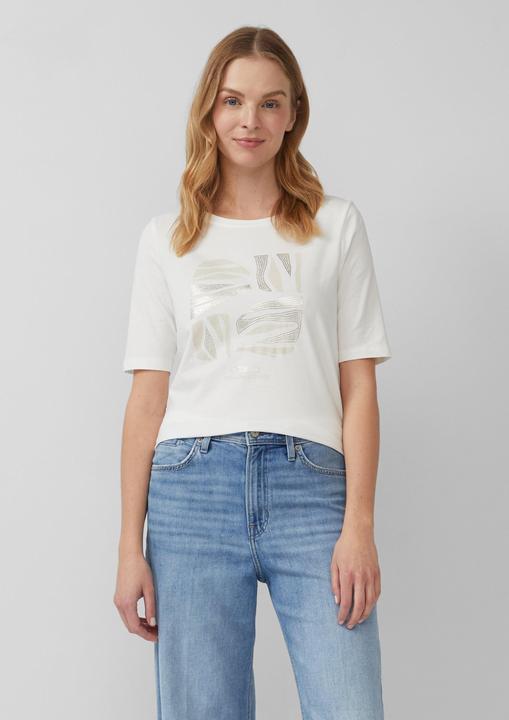 Produktbild S.Oliver T-Shirt Jersey-T-Shirt im Slim Fit mit Frontprint (40)