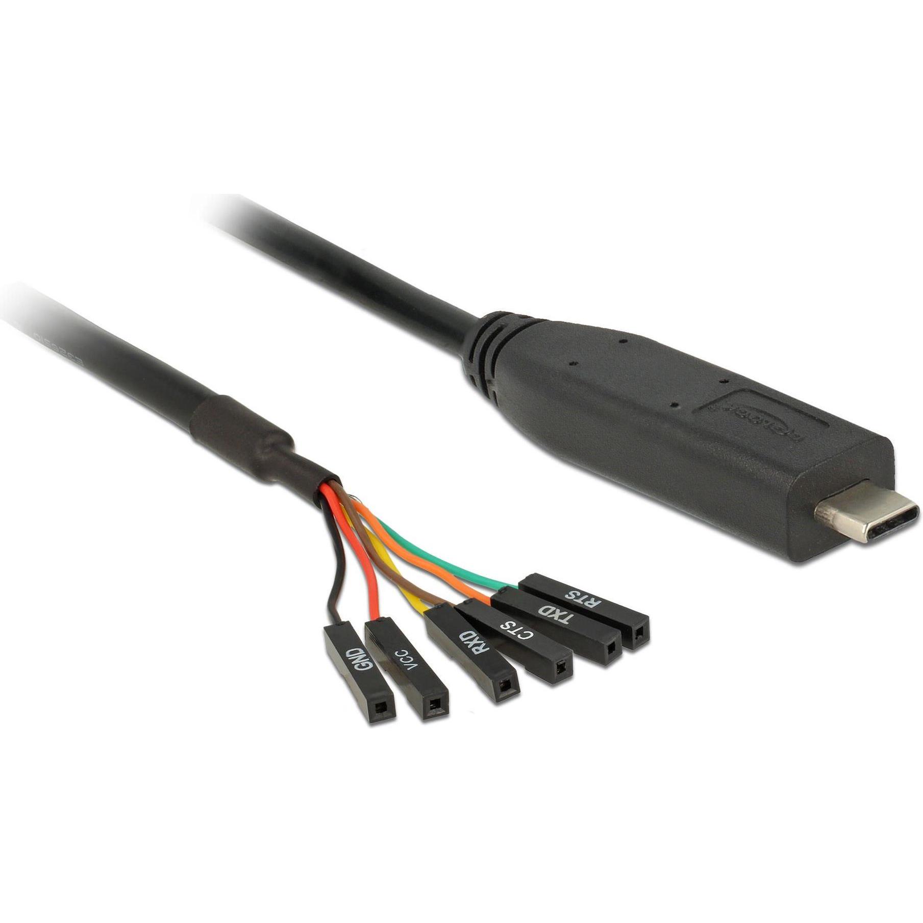 Delock Convertitore USB2.0 TypeC plug-6LVTTL, Cavo interno (PC)