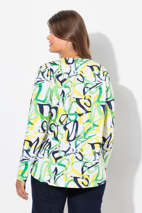 Immagine prodotto Laurasøn Maglia con stampa con lettere, scollo a girocollo, maniche lunghe e OEKO-TEX (40)