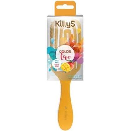 KillyS, Haarbürste + Kamm, Color Love Mango Hairbrush