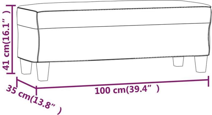 Image du produit vidaXL Bank (35 cm)