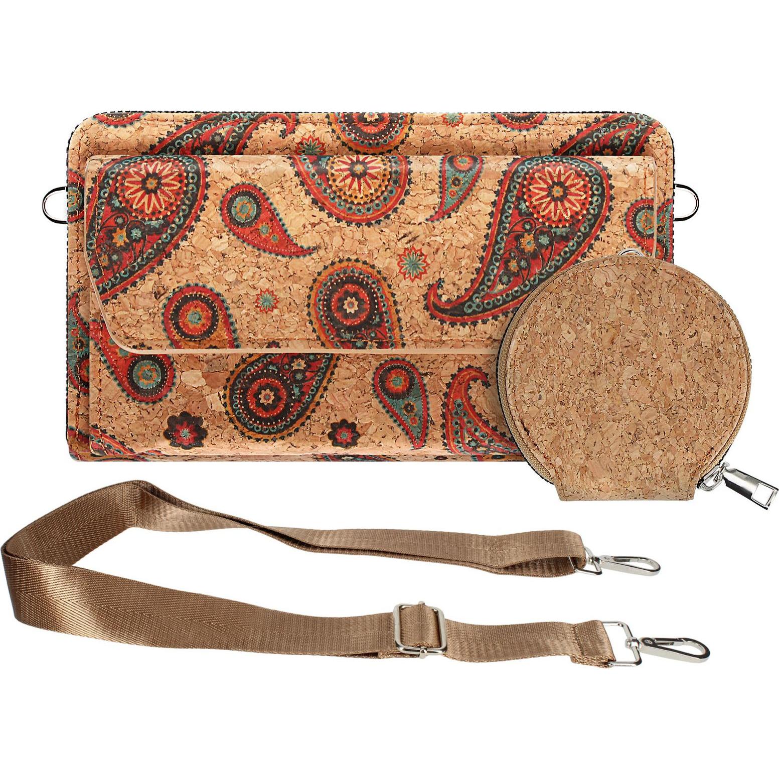 Avizar, Handtasche, EcoCork Korktasche, Mehrfarbig