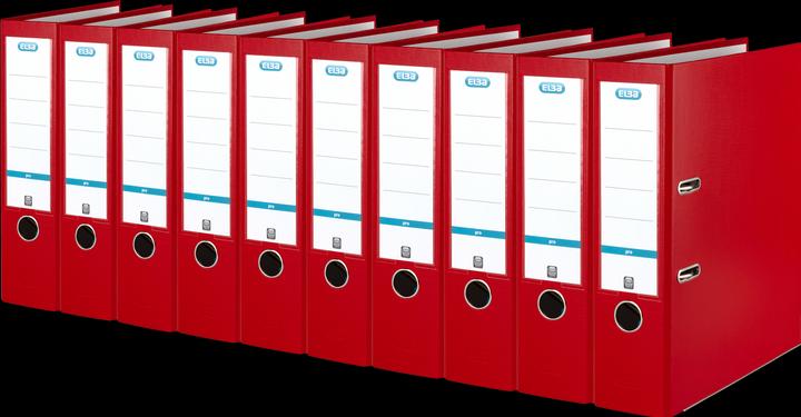 Produktbild Elba Ordner smart PP-Papier, Rückenbreite: 80 mm, rot DIN A4, Einband aussen PP (A4)