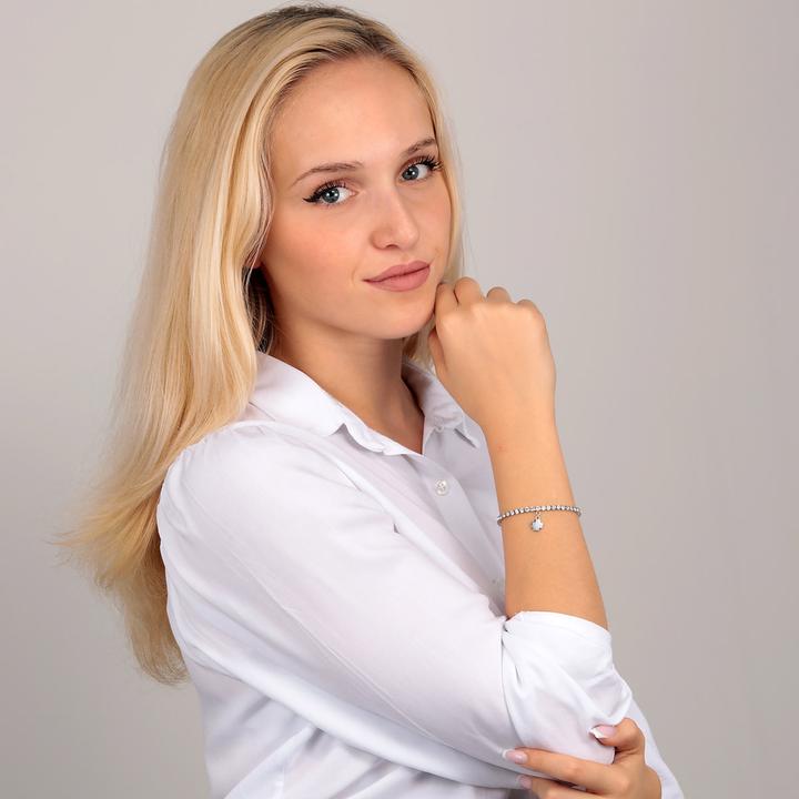 Immagine prodotto La Petite Story Tennis Br Amicizia Wh Cryst+ (16 cm, Acciaio inossidabile)