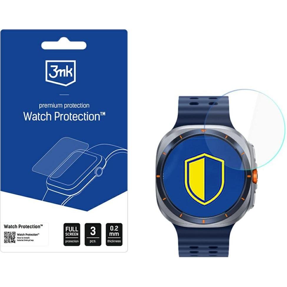 3MK Watch Protection FlexibleGlass Hybridglas für Samsung Galaxy Watch Ultra 2025, Accessori per smartwatch