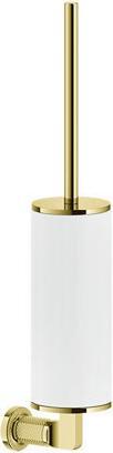 Gessi Inciso Toilettenbürstengarnitur zur Wandmontage, Behälter matt weiss, 58519