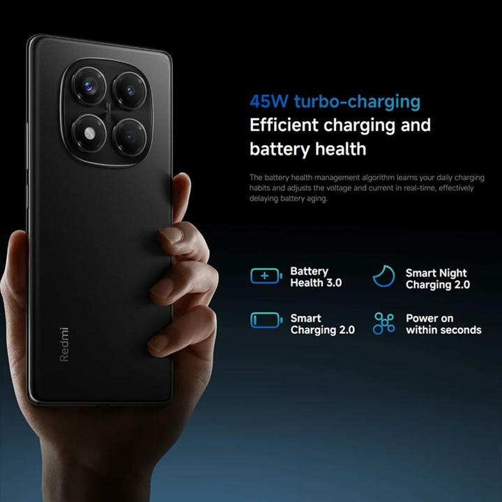 Actual product image Xiaomi Redmi Note 14 Pro (512 GB, Ocean Blue, 6.67", Dual SIM, 4G)