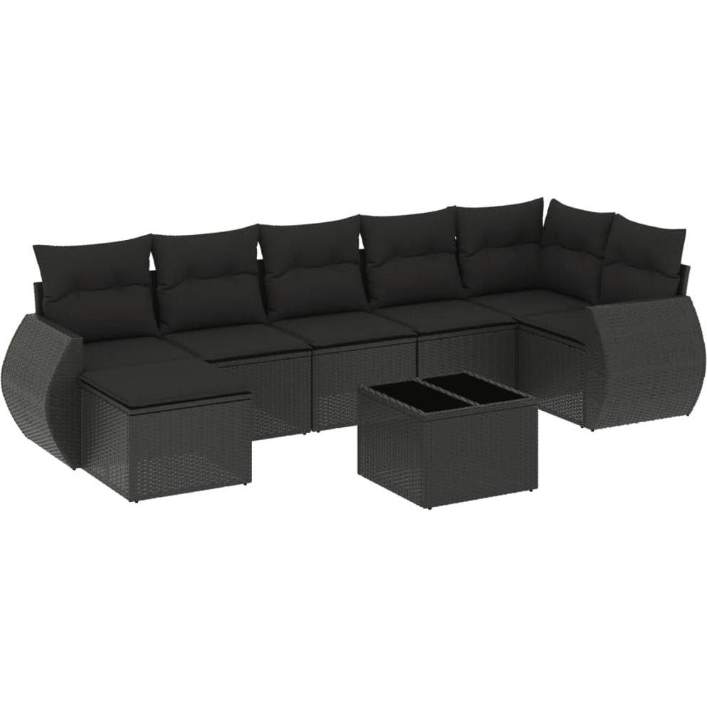 VidaXL, Gartenlounge, 10-tlg. Garten-Lounge-Set mit Kissen