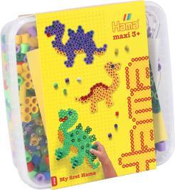 Productafbeelding Hama Perlen Strijkkralenset Maxi - Dino, 600st.