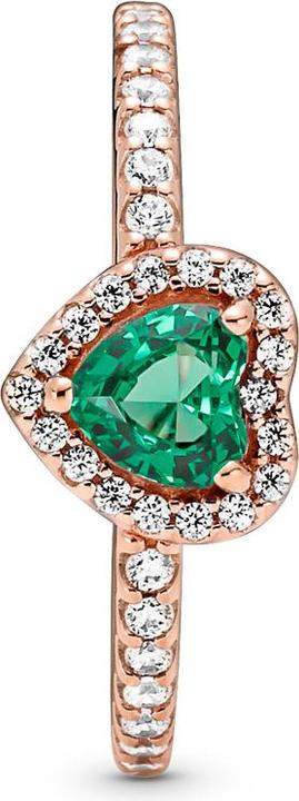 Image du produit Pandora 14k or rose Sparkling Heart Ring (8, 14, Or 585/14 K)