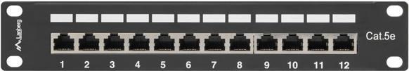 Produktbild Lanberg PPF5-9012-B Patch Panel 1U