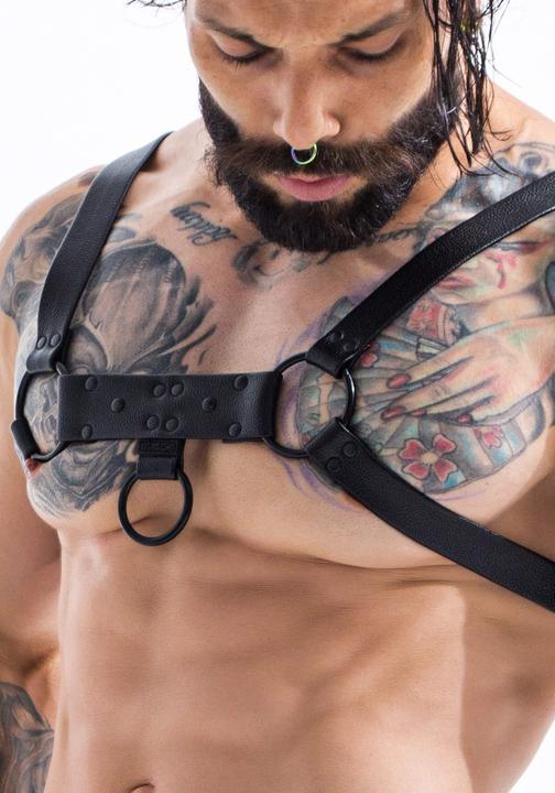 Productafbeelding Cut4men C4m Schwarzes Party-Geschirr, Einzelgrösse (Eén maat voor iedereen)