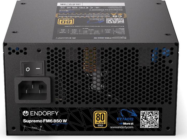 Actual product image Endorfy PSU Supremo FM6 80+ Gold 850 W (850 W)