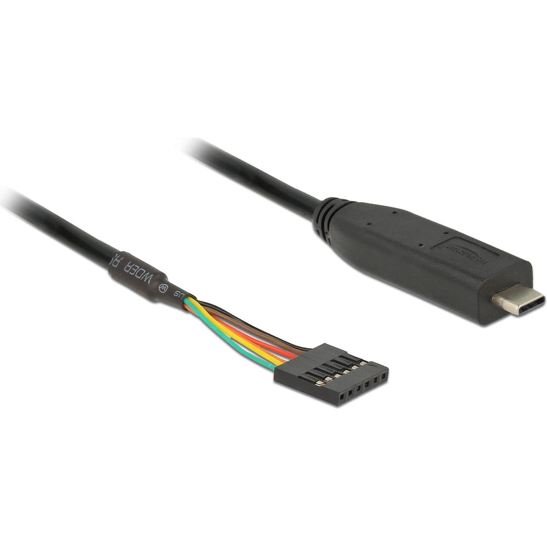 Delock Konverter USB2.0 TypC-Stecker-6LVTTL, Interne Kabel (PC)
