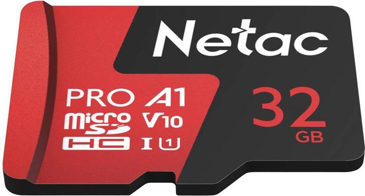 Productafbeelding Netac P500 Extreme Pro MicroSDHC 32GB V10/A1/C10 tot 100MB/s, wi (32 GB, microSDHC, U1, UHS-I)