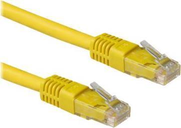 Produktbild Yellow 3 meter LSZH U/UTP CAT6A patch cable with RJ45 connectors. Cat6a u/utp lszh yellow 3.00m (U/UTP, CAT6a, 3 m)