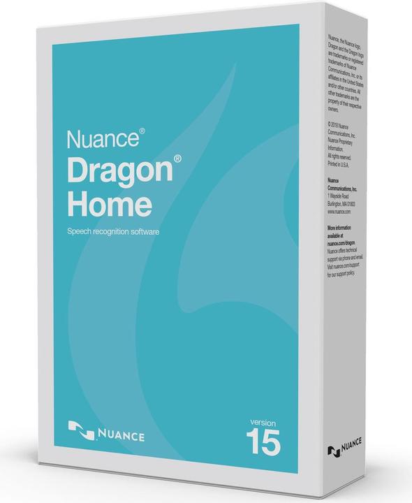 Image du produit Nuance Dragon Home 15 EN (1 Utilisateur, Illimité)