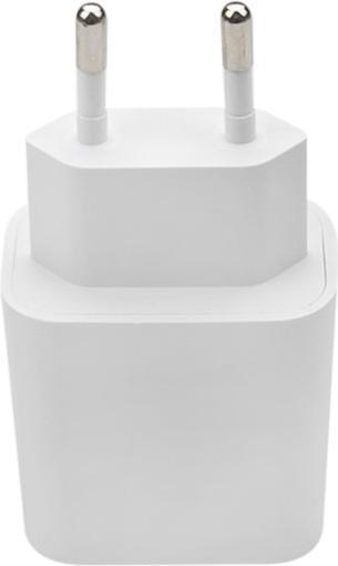 Actual product image Maxlife MXTC-06 PD QC charger 1x USB-C 1x USB 20W white (20 W, 2 ports)