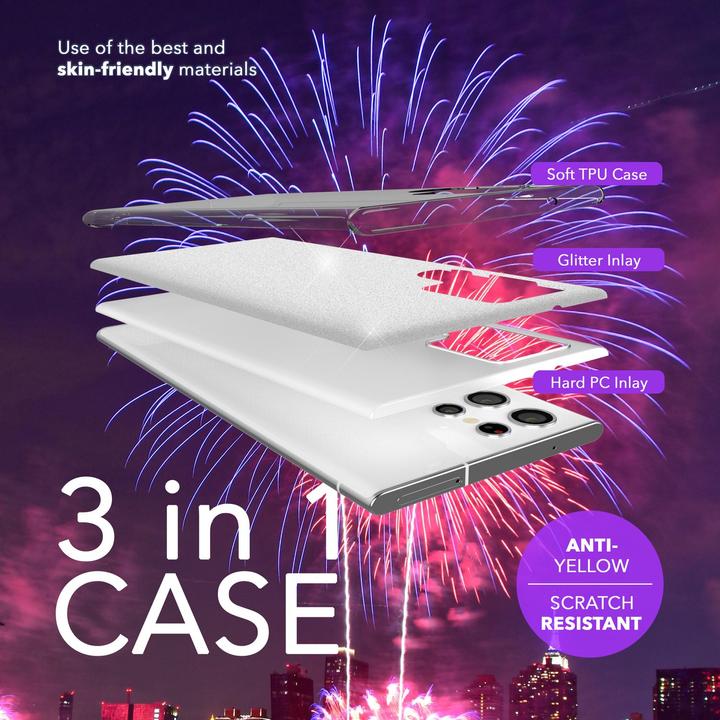 Image du produit Nalia Étui hybride pailleté (Samsung Galaxy S24 Ultra)