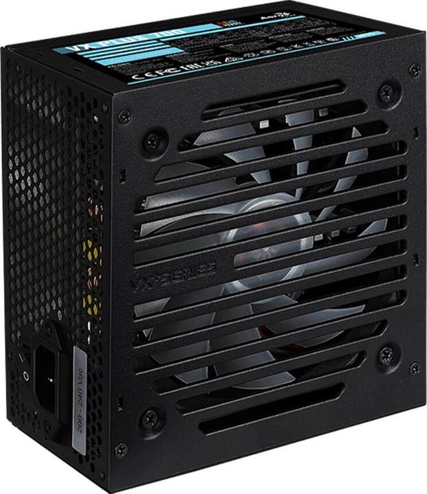 Actual product image AeroCool power supply VX Plus 700 700W Black RGB Lighting (700 W)