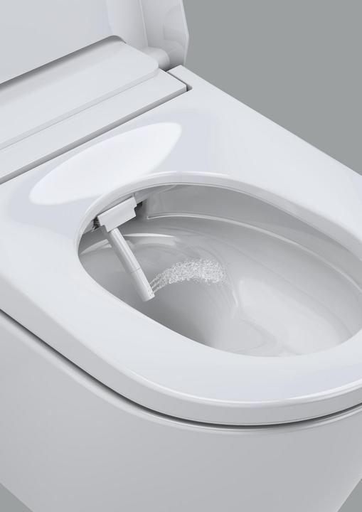 Produktbild Grohe Sensia Dusch-WC Komplettanlage für Unterputzspülkästen, Wandmontage, mit Hygiene-Glasur, spülr