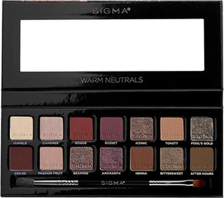 Sigma Beauty Warm Neutrals Eyeshadow Palette