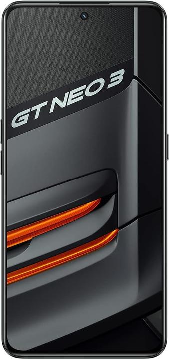 Produktbild realme UltraDart-Ladung 150 W, Dimensity 8100 5G, 120 Hz Super OLED, Dual SIM, NFC (256 GB, Asphalt schwarz, Dual SIM, 5G)