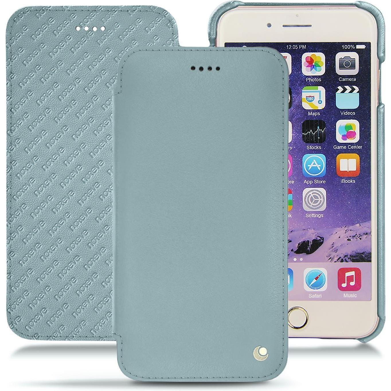 Noreve Lederschutzhülle horizontal (Apple iPhone 7 Plus), Smartphone Hülle, Violett