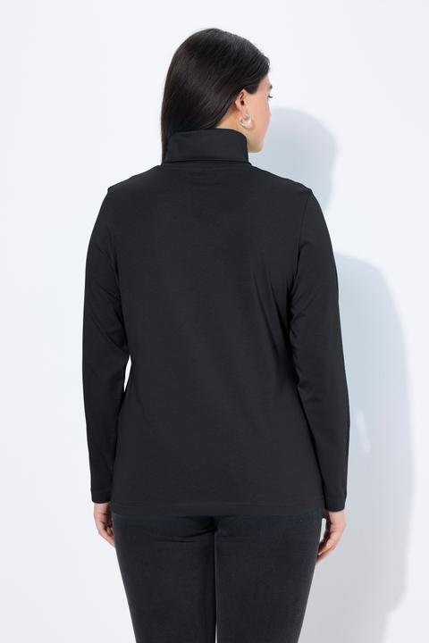 Actual product image Ulla Popken Basic Long Sleeve Slim Fit Turtleneck (46, 48)