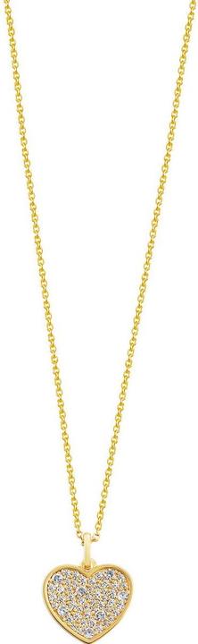 Xenox Love Story Gold Halskette (Sterling Silber 925, Vergoldet, 40 - 45 cm)