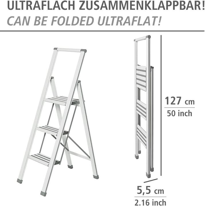 Produktbild Wenko Haushaltsleiter (Trittleiter, 44 cm)
