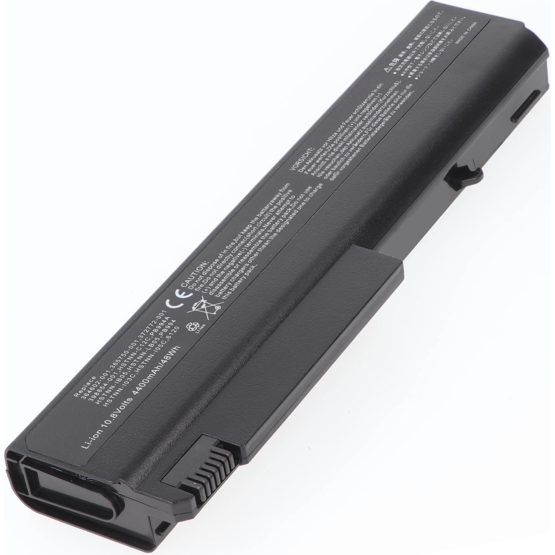 Compaq Akku Business NoteBook NX6125 (4 Zellen, 4000 mAh), Notebook Akku, Schwarz