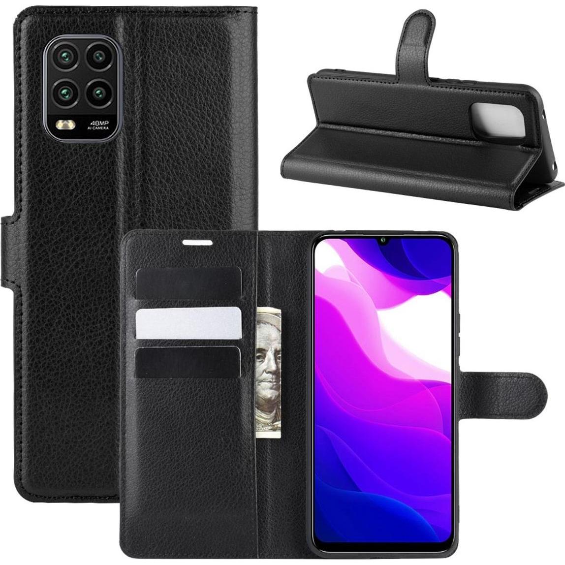 König Design Hülle Handy Schutz für Xiaomi Mi 10 Lite 5G Case Cover Tasche Etuis Schwarz Neu (Xiaomi Mi 10 Lite 5G), Sma...