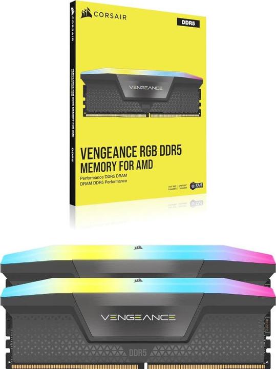 Image du produit Corsair Vengeance RGB (2 x 8GB, 5600 MHz, RAM DDR5, U-DIMM)